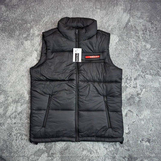 Prada Re-Nylon Down Puffer Vest Gilet