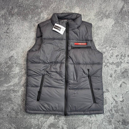 Prada Re-Nylon Down Puffer Vest Gilet