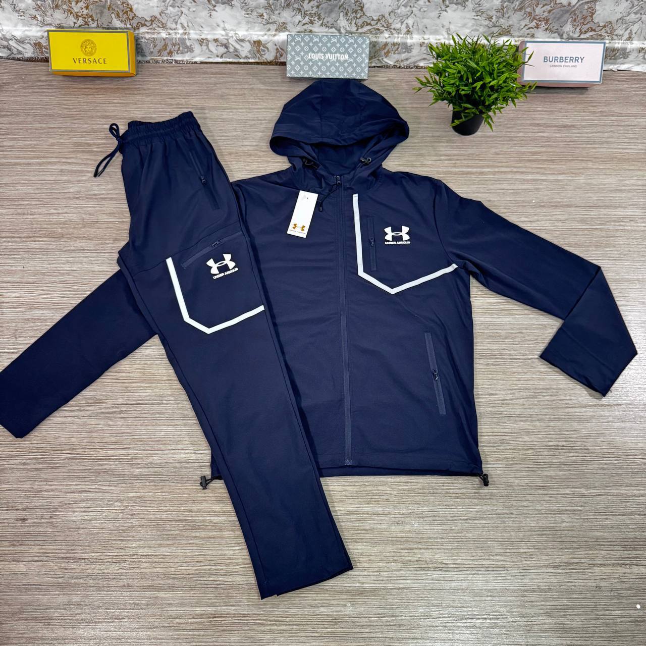 Under Armour Unstoppable Tracksuit Top and Pants Set