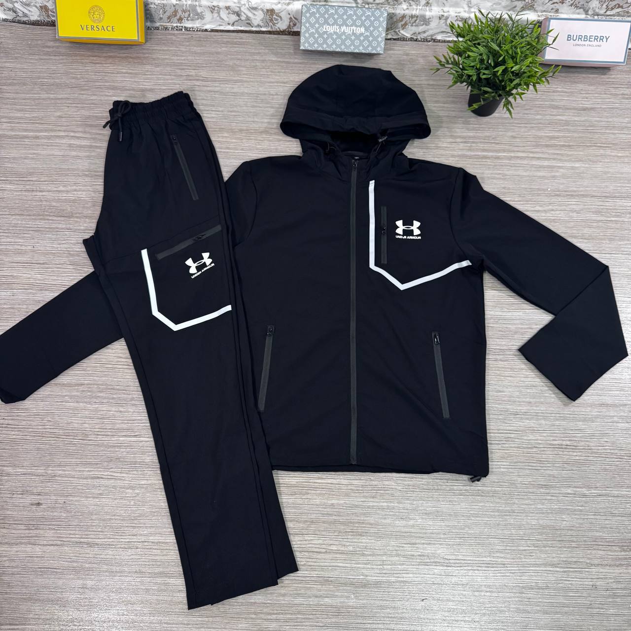Under Armour Unstoppable Tracksuit Top and Pants Set
