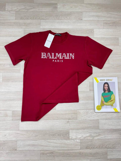 Balmain Cotton Logo-Print T-shirt