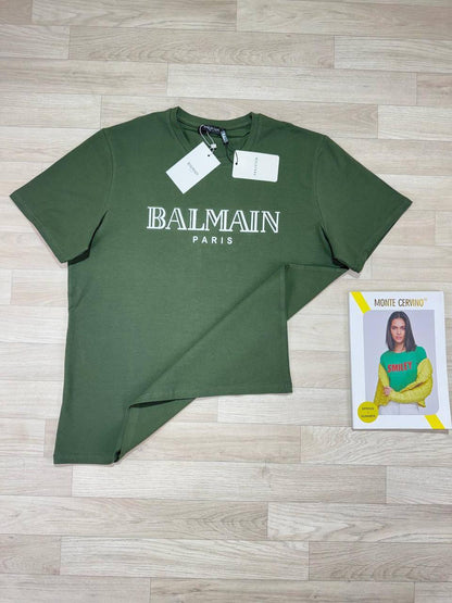 Balmain Cotton Logo-Print T-shirt