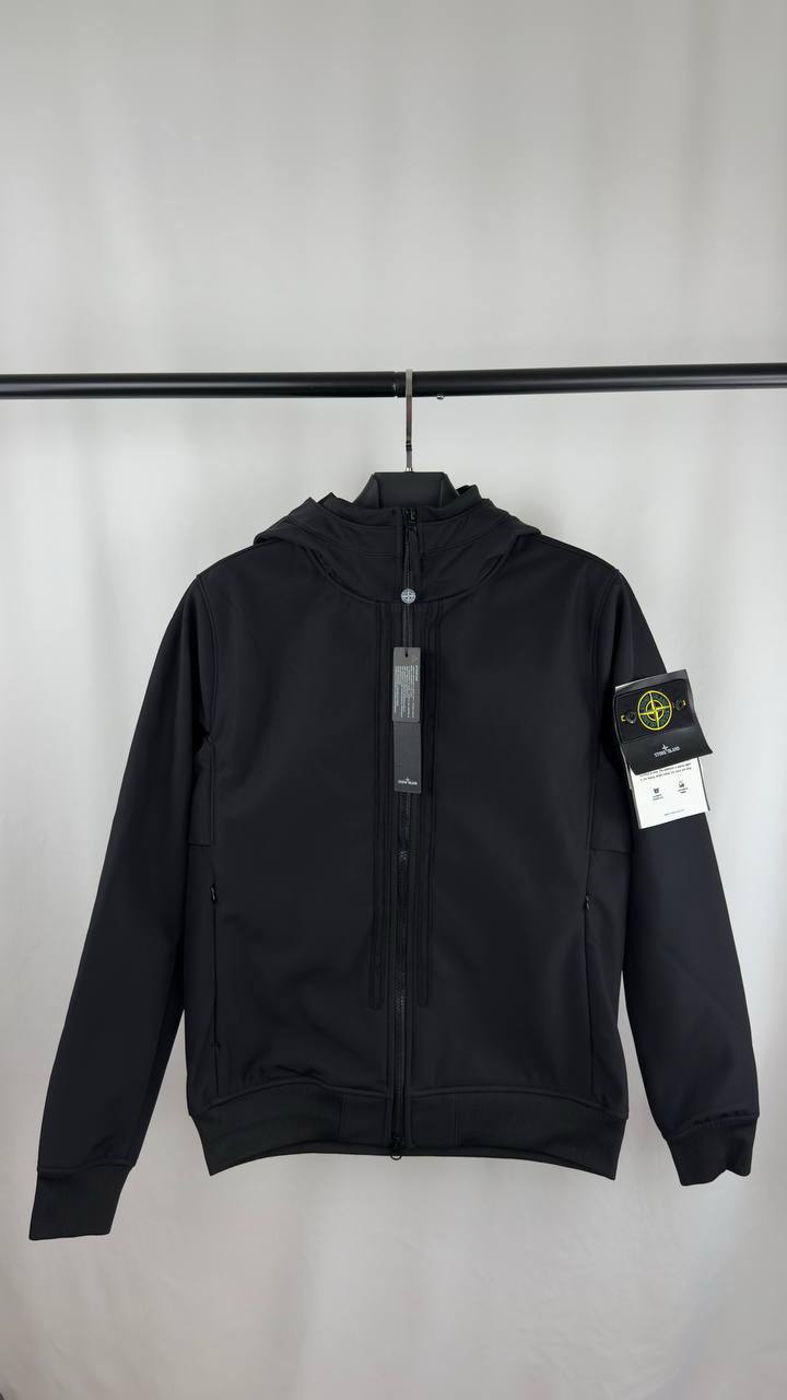 Stone Island 40427 Soft Shell-R e.dye Technology Hooded Blouson