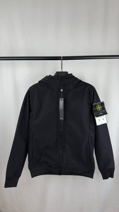 Stone Island 40427 Soft Shell-R e.dye Technology Hooded Blouson