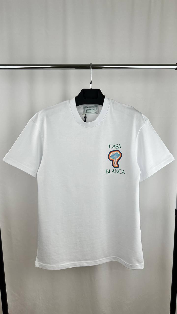 Casablanca Rainbow Mushroom Short Sleeve T-Shirt