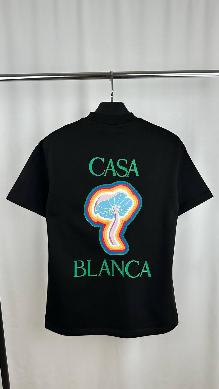 Casablanca Rainbow Mushroom Short Sleeve T-Shirt