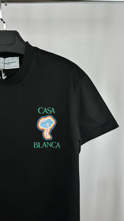 Casablanca Rainbow Mushroom Short Sleeve T-Shirt