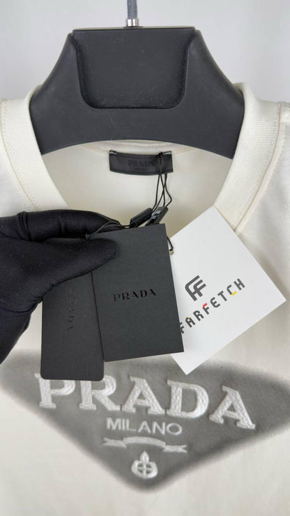 Prada Men's Classic Cotton Short-Sleeve T-Shirt