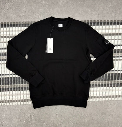 C.P. Company Diagonal Raised Fleece Lens Jumper