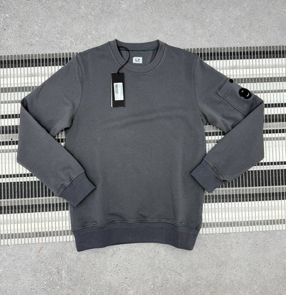 C.P. Company Diagonal Raised Fleece Lens Jumper