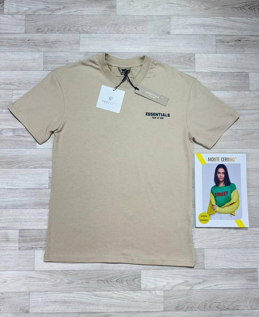 Fear of God Essentials Classic Fit Cotton Graphic T-Shirt with a Logo Print on the Chest