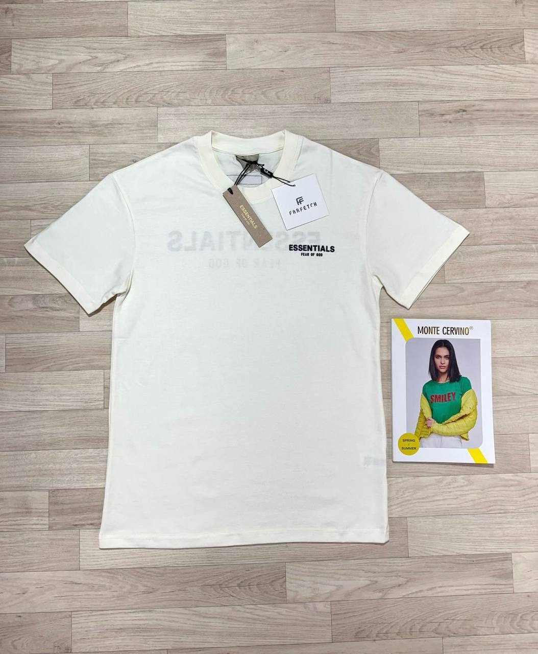 Fear of God Essentials Classic Fit Cotton Graphic T-Shirt with a Logo Print on the Chest