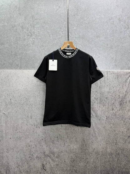 Moncler Logo-Trimmed Cewneck Cotton T-Shirt