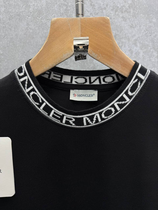 Moncler Logo-Trimmed Cewneck Cotton T-Shirt