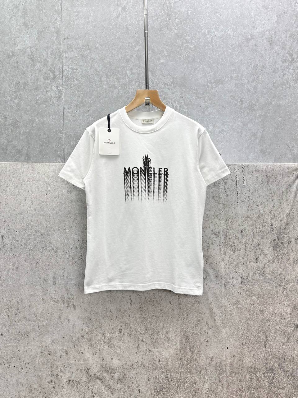 Moncler Faded Logo Cotton T-shirt