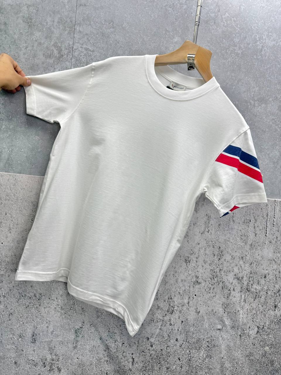 Moncler Tricol Arm Stripe T-Shirt