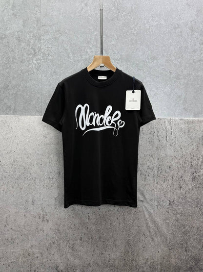 Moncler Calligraphy Logo Cotton T-shirt