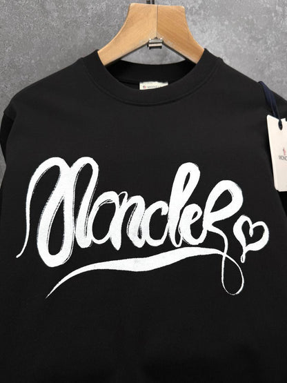 Moncler Calligraphy Logo Cotton T-shirt