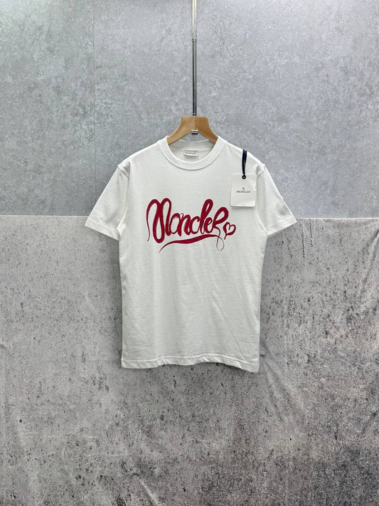 Moncler Calligraphy Logo Cotton T-shirt