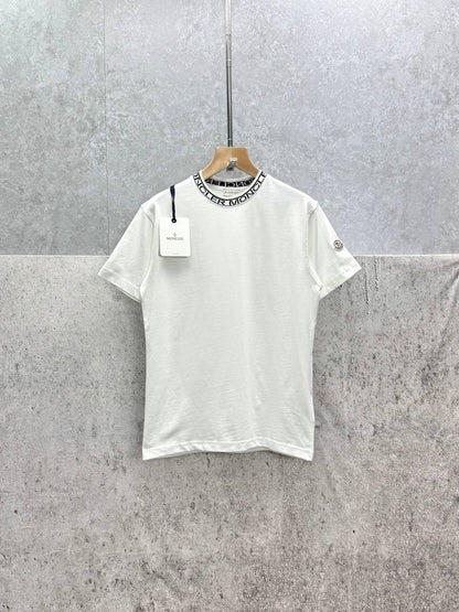 Moncler Logo-Trimmed Cewneck Cotton T-Shirt