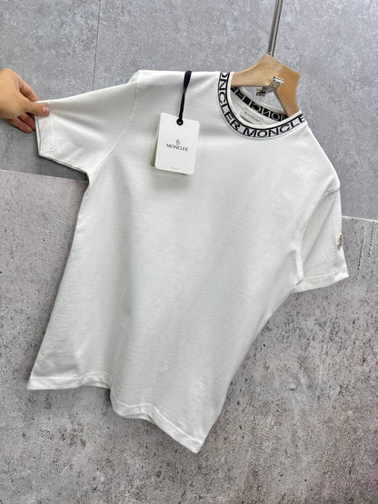 Moncler Logo-Trimmed Cewneck Cotton T-Shirt