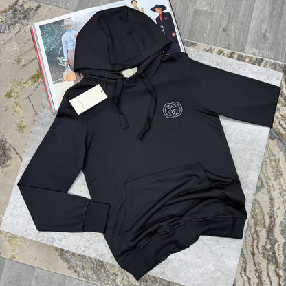 Gucci Interlocking G-Patch Oversized Pullover Hoodie in 3 Colors