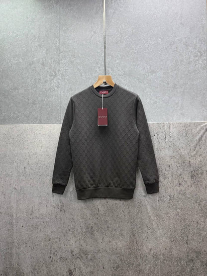 Gucci Logo Jacquard Wool Round Neck Long Sleeved Jumper