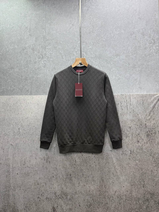 Gucci Logo Jacquard Wool Round Neck Long Sleeved Jumper