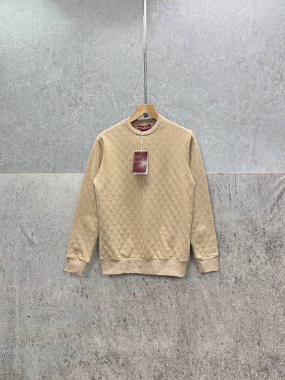 Gucci Logo Jacquard Wool Round Neck Long Sleeved Jumper