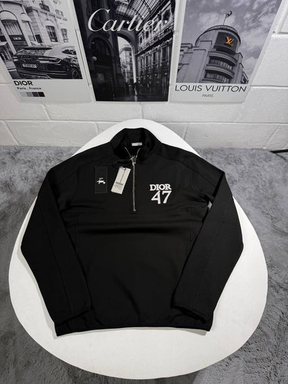 Dior 47 Embroidery Half Zipper